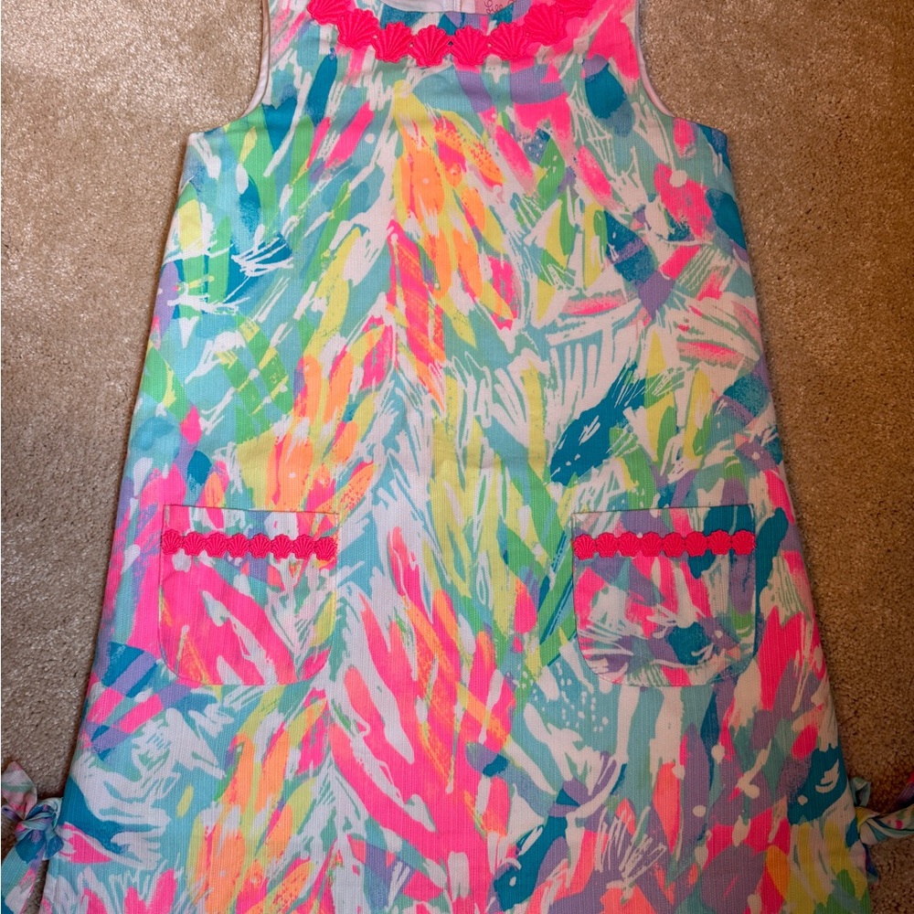 Colorful Sleeveless Dress with Pockets
